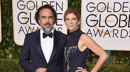 Režisér Alejandro Gonzalez Inarritu a jeho manželka Maria Eladia Hagerman.