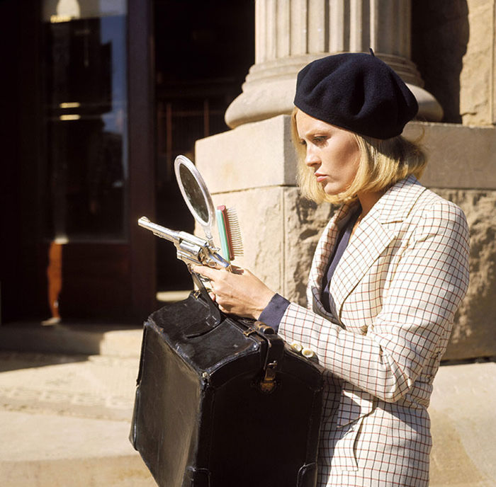Rok 1967: Herečka Faye Dunaway na zábere z...