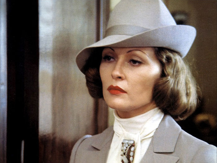 Rok 1974: Herečka Faye Dunaway na zábere z...