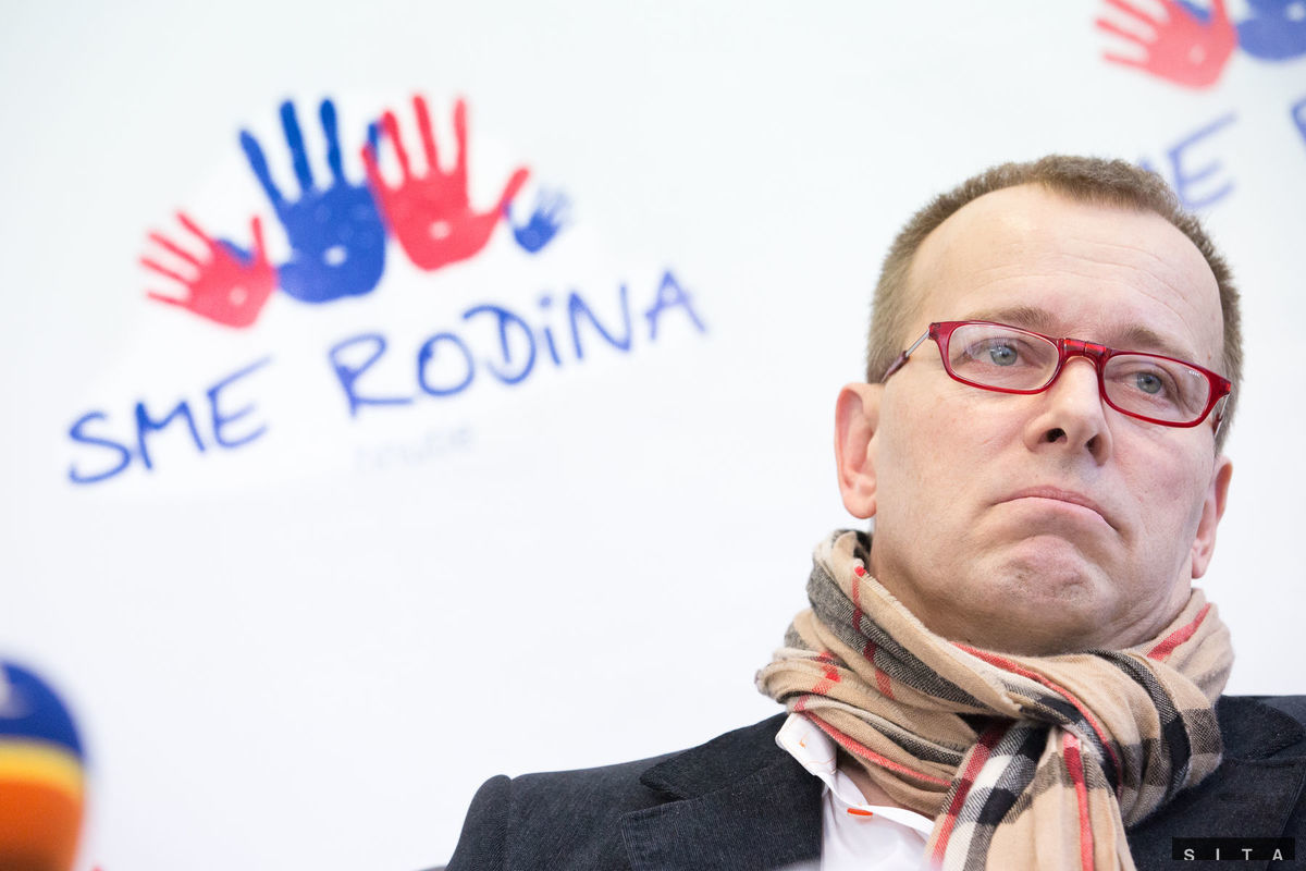 Predseda strany Sme Rodina Boris Kollár.