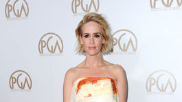 Herečka Sarah Paulson v kreácii od Prabala...