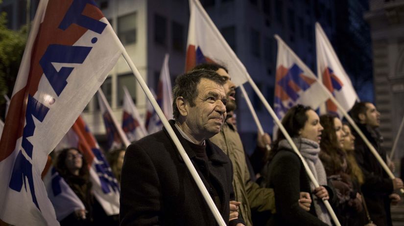 grécko, štrajk, protest, demonštrácia,...