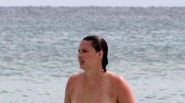 Šťastná a... pristihnutá! Slávnu XXL modelku zvečnili hore bez v Mexiku