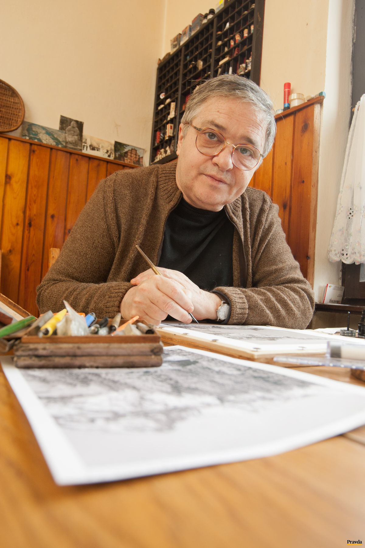 Martin Činovský, rytec známkovej tvorby.