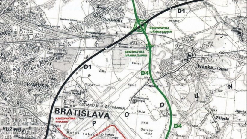 Situácia obchvatu Vrakune po preložke cesty...