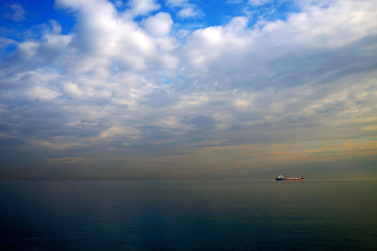 loď, more, plavidlo, mraky, tanker, nákladná loď, plavba, Libanon,