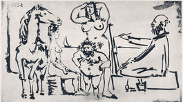 Pablo Picasso, Maliar pri mori
