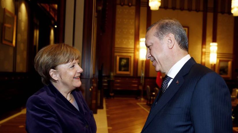 Erdogan, Merkelová