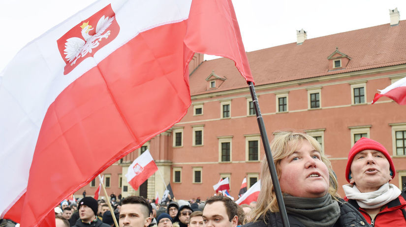 Poľsko, protest, migranti