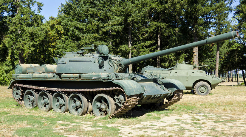 tank T-55, zbrojárstvo, armáda