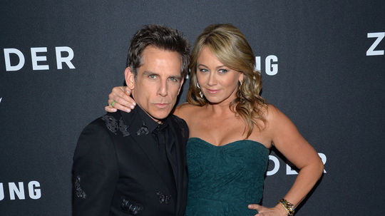 Herec Ben Stiller a jeho manželka Christine...