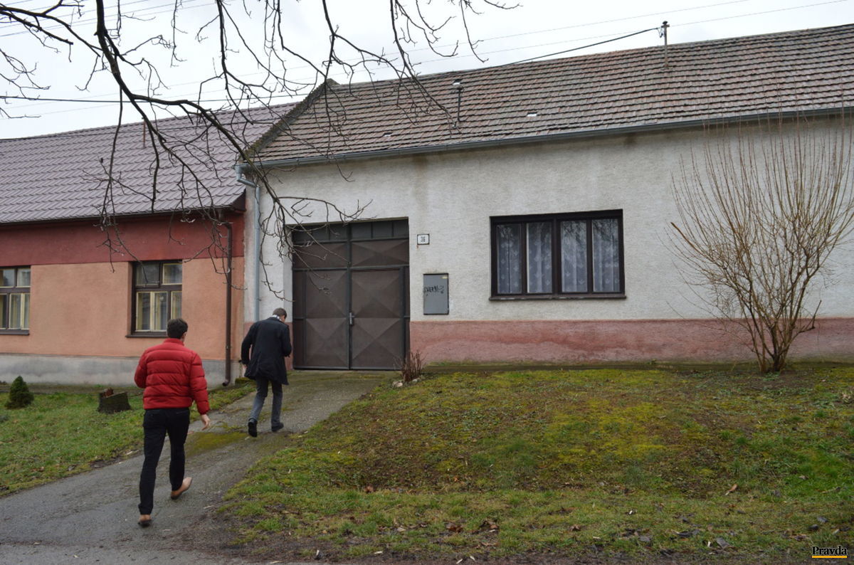 Vchod do domu Matovičovej starej mamy.