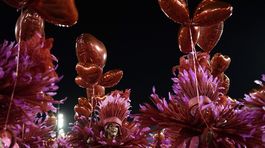 Rio de Janeiro, Brazília, karneval, tanec, samba, kostýmy