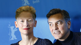 Tilda Swinton (vľavo) a George Clooney