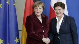 Merkelová rokovala so Szydlovou o migrácii a Británii