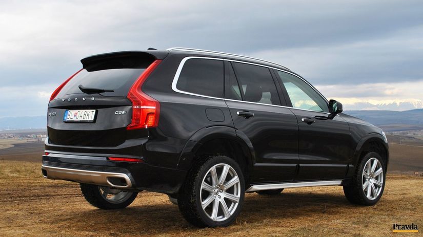 Takto vyzerá XC90 v off-roadovom režime, kedy...