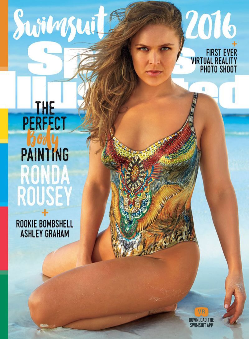 Zápasníčka Ronda Rousey na titulnej strane...