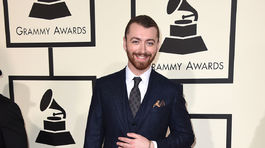 Britský spevák Sam Smith nechýbal.