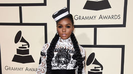 Speváčka Janelle Monae v kreácii Jean Paul Gaultier.