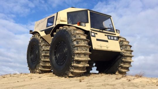 Sherp 4x4 - Šerp ruský obojživelník 