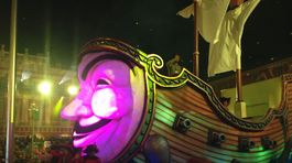 Nice, festival, karneval, masky, figuríny, figúry,
