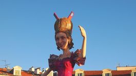 Nice, festival, karneval, masky, figuríny, figúry,
