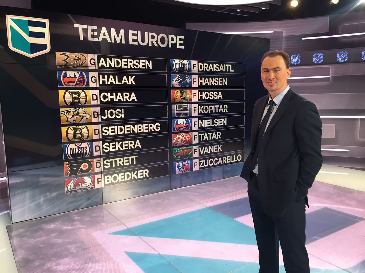 Miroslav Šatan s nomináciou výberu Európy.