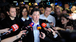 voľby 2016, Volebná noc v centrále strany OĽaNO-NOVA, Matovič, Remišová, Budaj, Lipšic