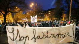 V Bratislave aj Bystrici ľudia protestovali proti fašizmu
