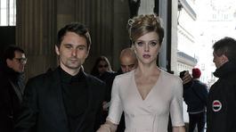 Matthew Bellamy a jeho priateľka Elle Evans