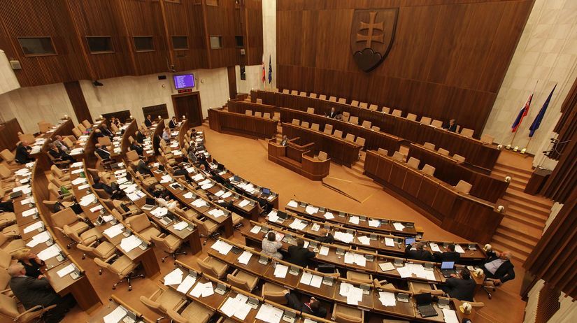 parlament, volba predsedu nku, rokovacia sala