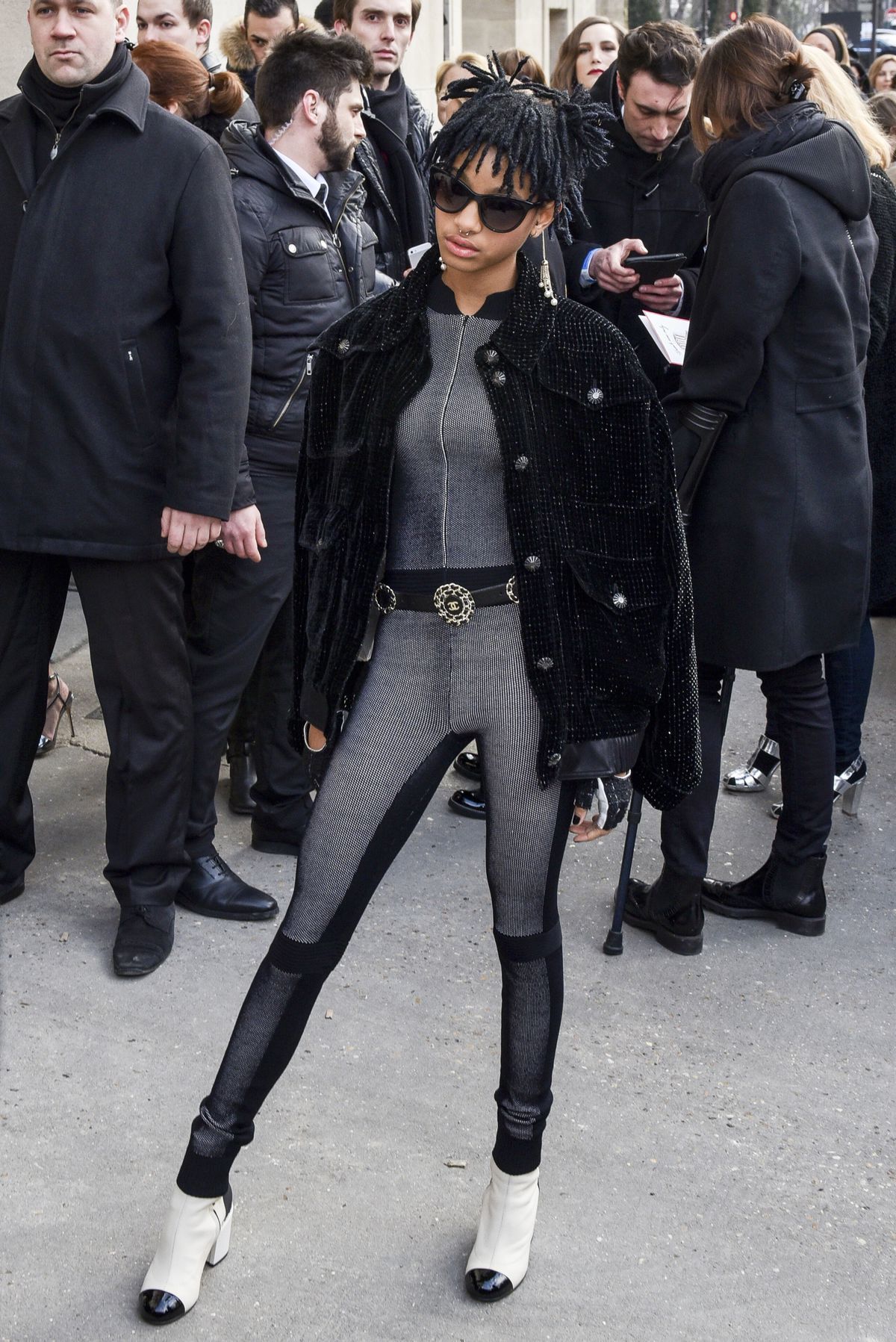 Speváčka a celebritná tínedžerka Willow Smith...