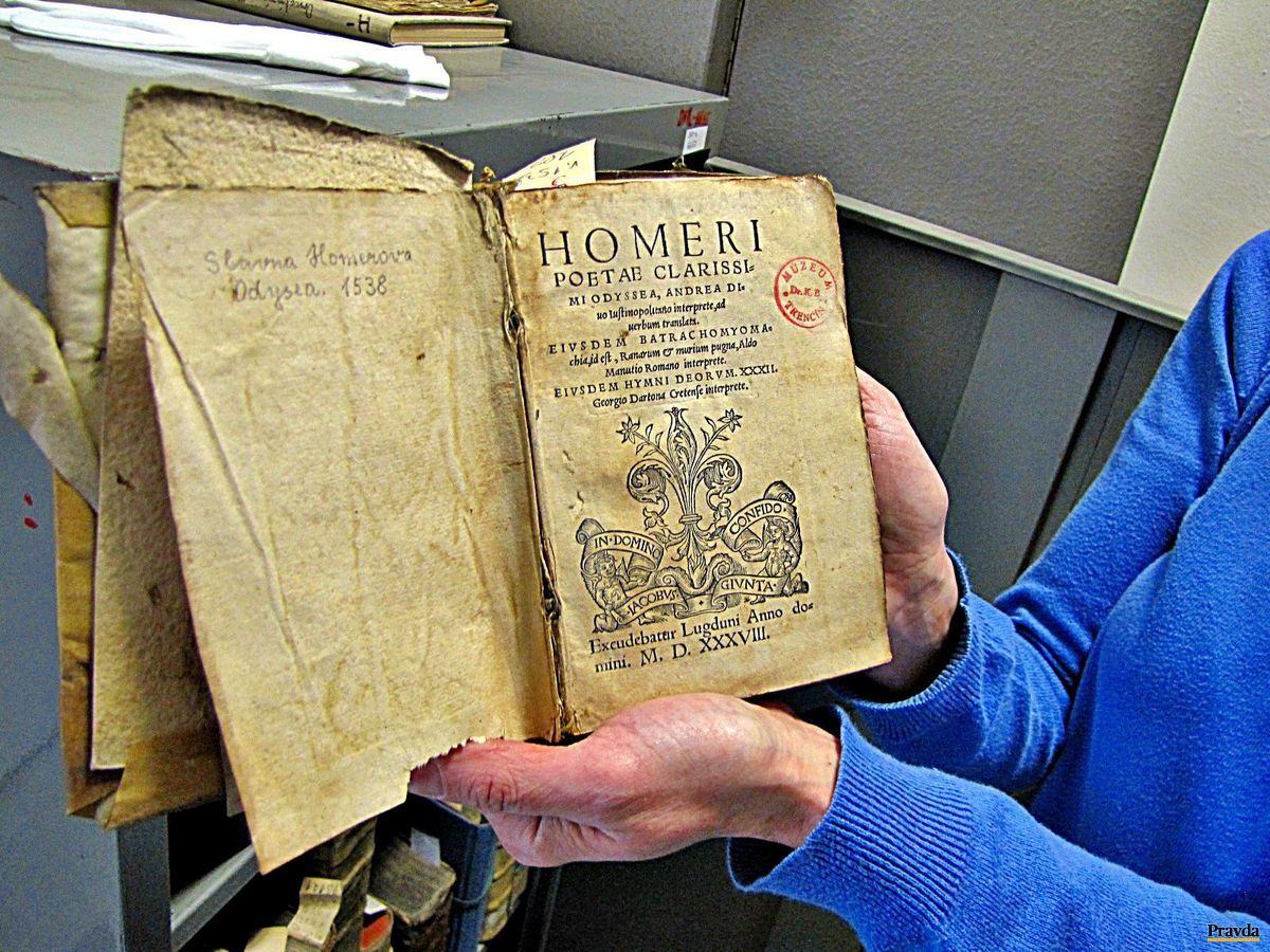 Najvzácnejšiu knihu Homérovu Odyseu z roku 1538...