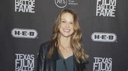 Melissa Benoist prichádza na Texas Film Awards...
