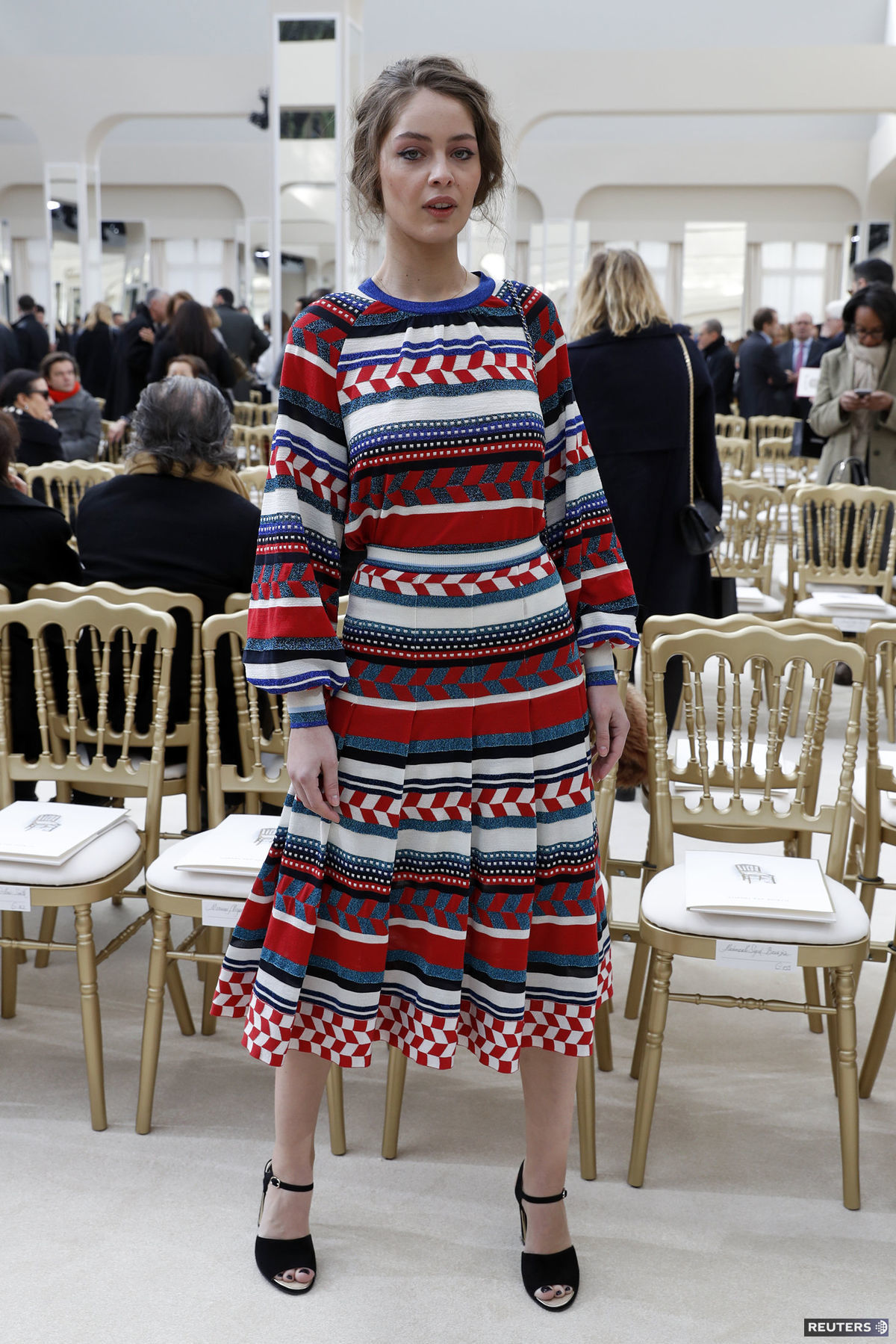 Modelka a herečka  Marie-Ange Casta na...