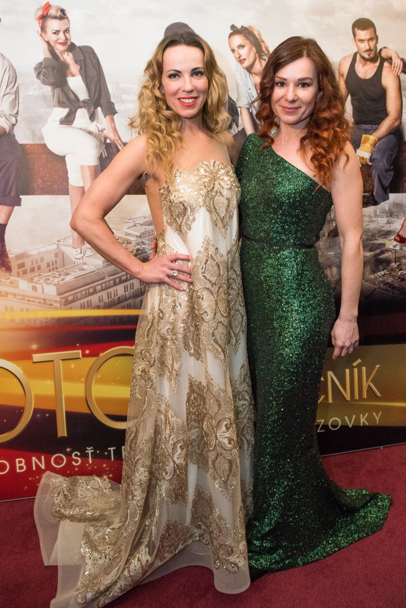 Herecké kolegyne Diana Mórová (vľavo) a Helena...