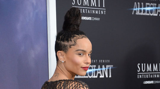 Zoe Kravitz na premiére filmu Divergencia:...