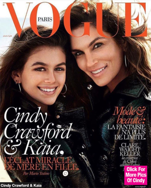 Cindy Crawford a jej dcéra pre Vogue Paris.
