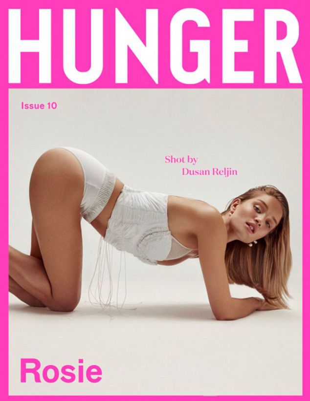 Rosie Huntington-Whiteley na titulke magazínu...