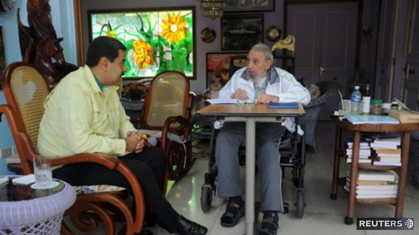 Bývalý kubánsky prezident Fidel Castro na...