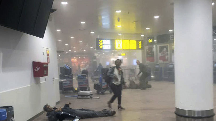 Brusel, letisko, terorizmus, explózia, Zaventem