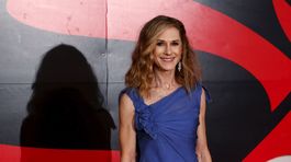 Herečka Holly Hunter nechýbala na filmovej premiére v Londýne.