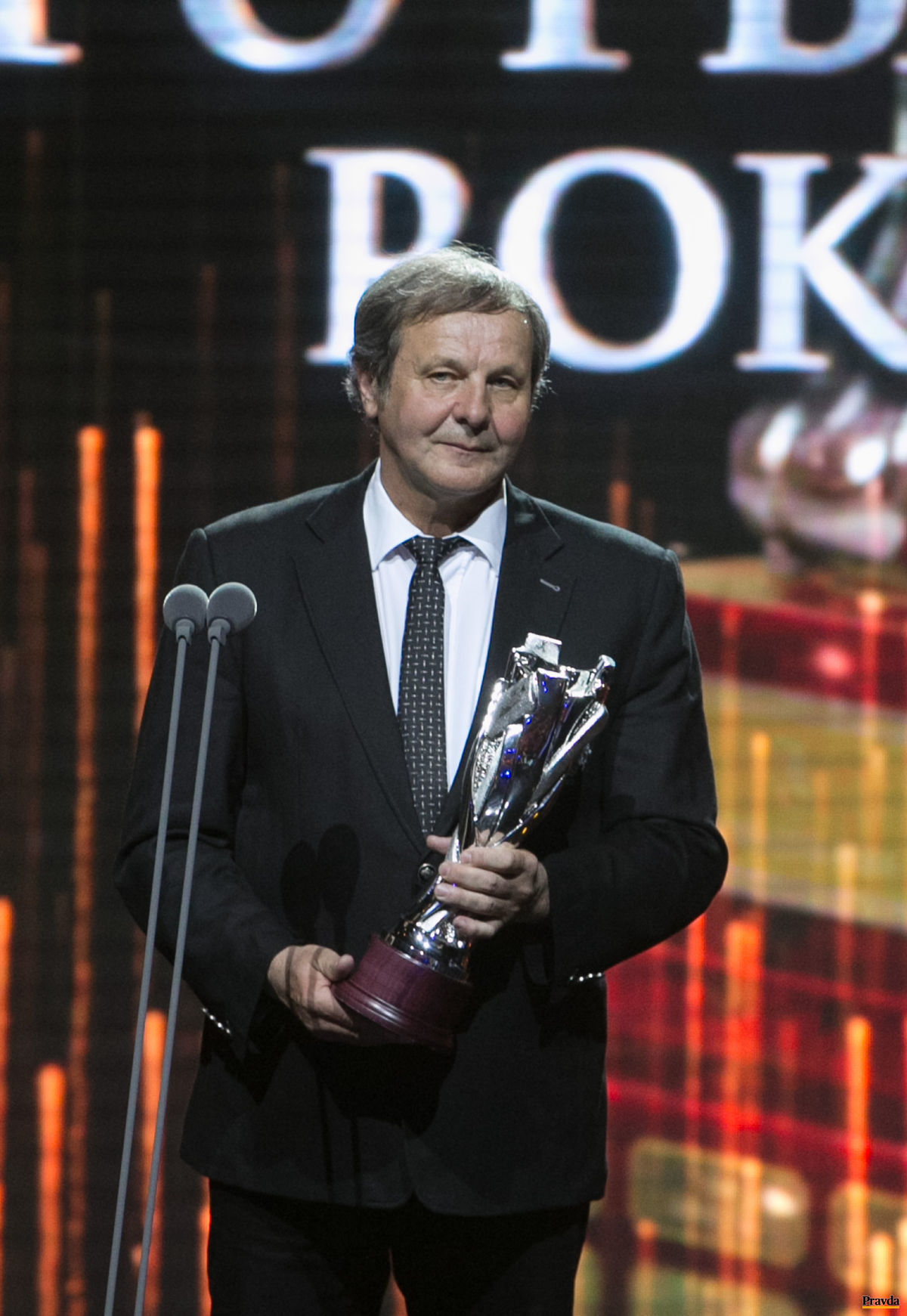 Ján Kozák, víťaz kategórie tréner roka.