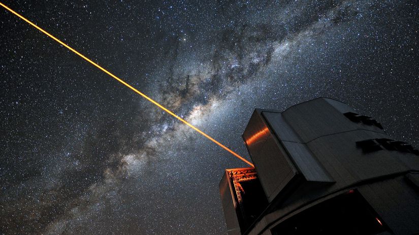 laser, teleskop, VLT