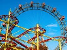 Práter, Prater, Viedeň, Rakúsko, ruské kolo, Wiener Riesenrad, kabínky, húsenicová dráha