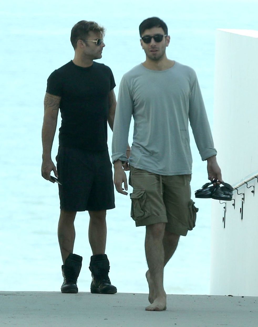 Spevák Ricky Martin a jeho údajný nový partner,...