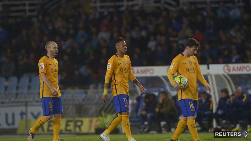 Andres Iniesta, Neymar, Lionel Messi, FC...