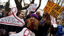 Poľské ženy demonštrovali proti plánu zakázať potraty