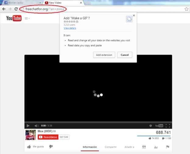 Falošná stránka s odkazovaným videom kopíruje...