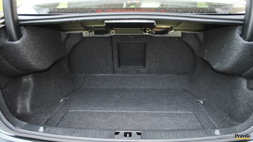 Pre bežnú batožinu je však miesta dostatok.